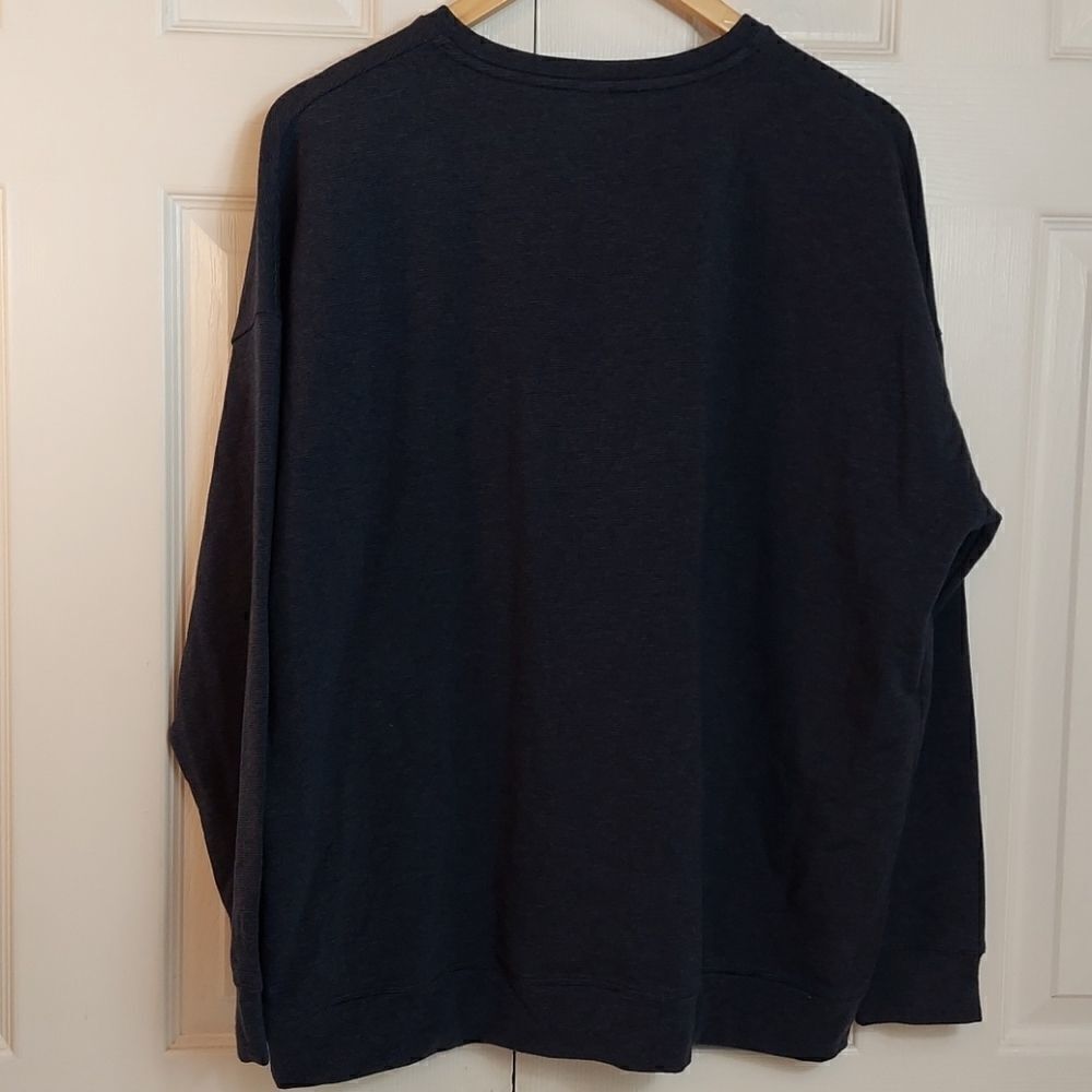 Athleta Studio To Street Blue Sweatshirt Sz L - Picture 3 of 7